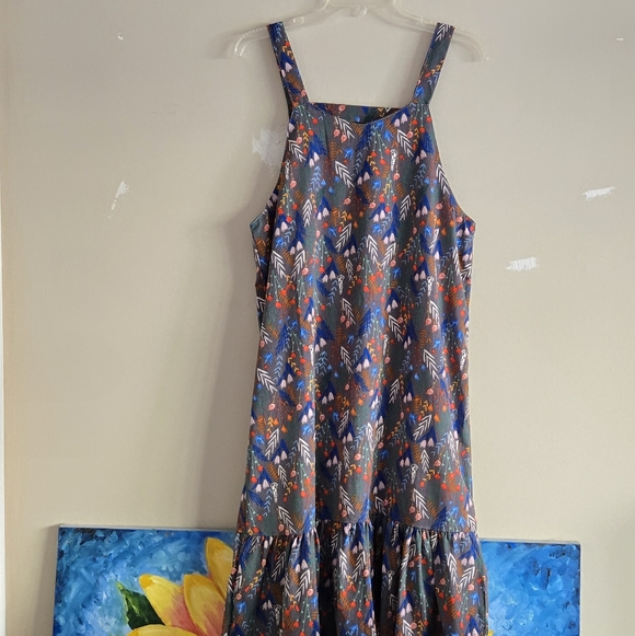 A Shappe Vintage Shift Floral Print Midi Dress - Picture 4 of 15